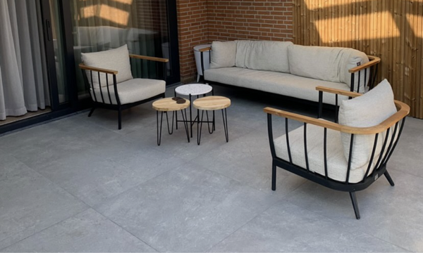 Apple Bee loungeset op terras
