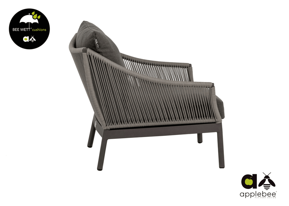 Zijaanzicht Apple Bee Bijou Loungestoel