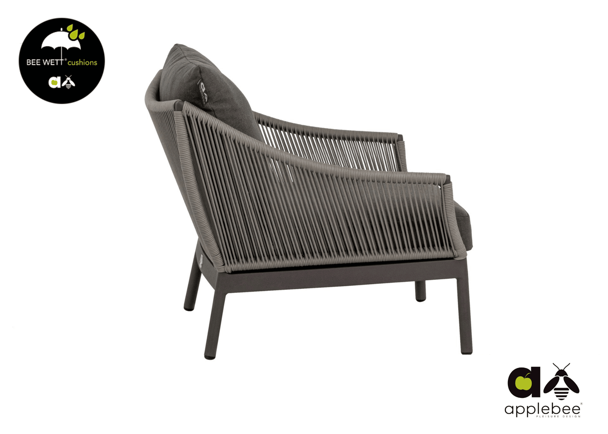 Zijaanzicht Apple Bee Bijou Loungestoel