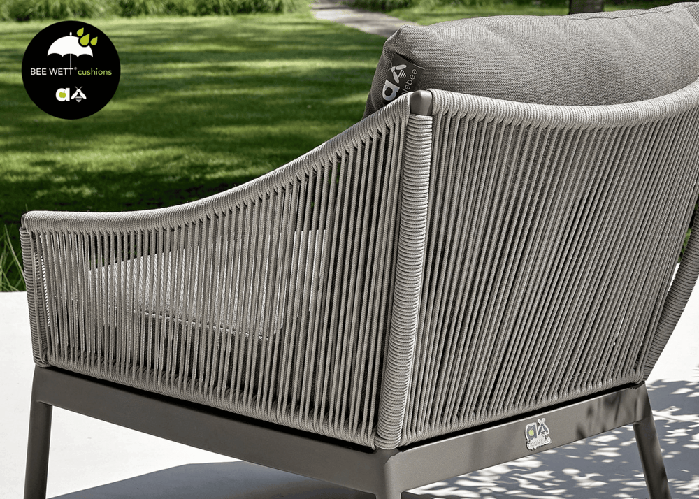 Sfeerfoto achterkant van de Apple Bee Bijou loungetoel