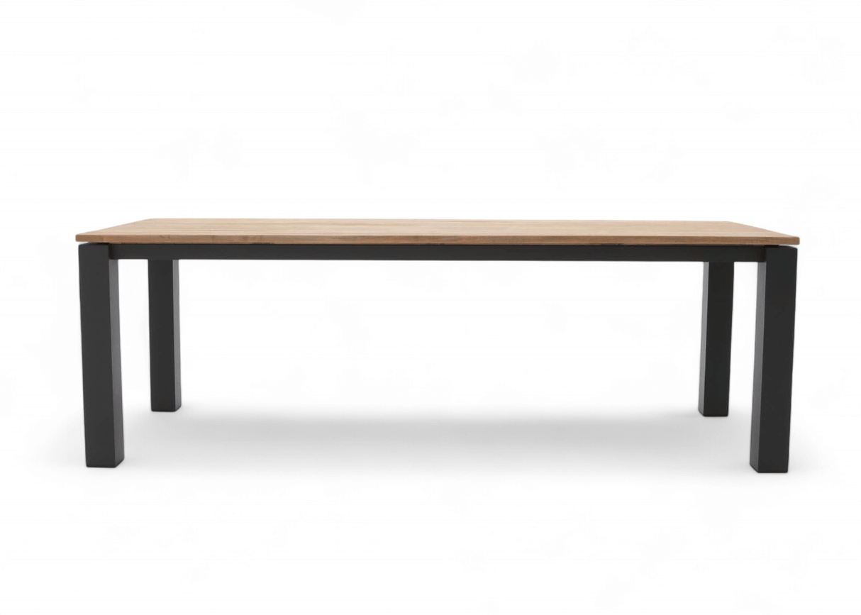 Belito Luuk Dining tuintafel 240x90cm - Aluminium en Teakhout
