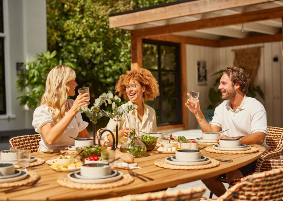 Hartman Stephanie dining tuintafel wit 200x120x76cm