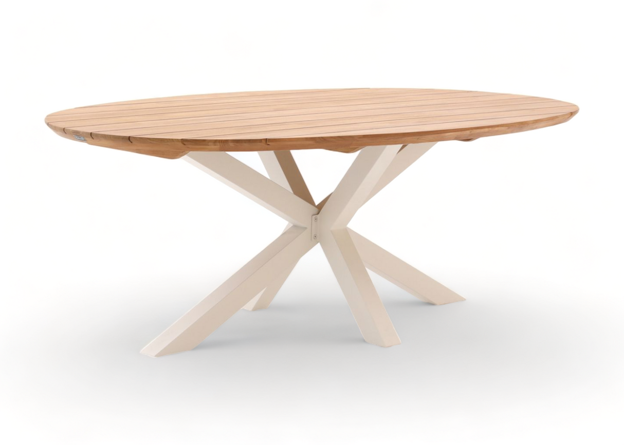 Hartman Stephanie dining tuintafel wit 200x120x76cm