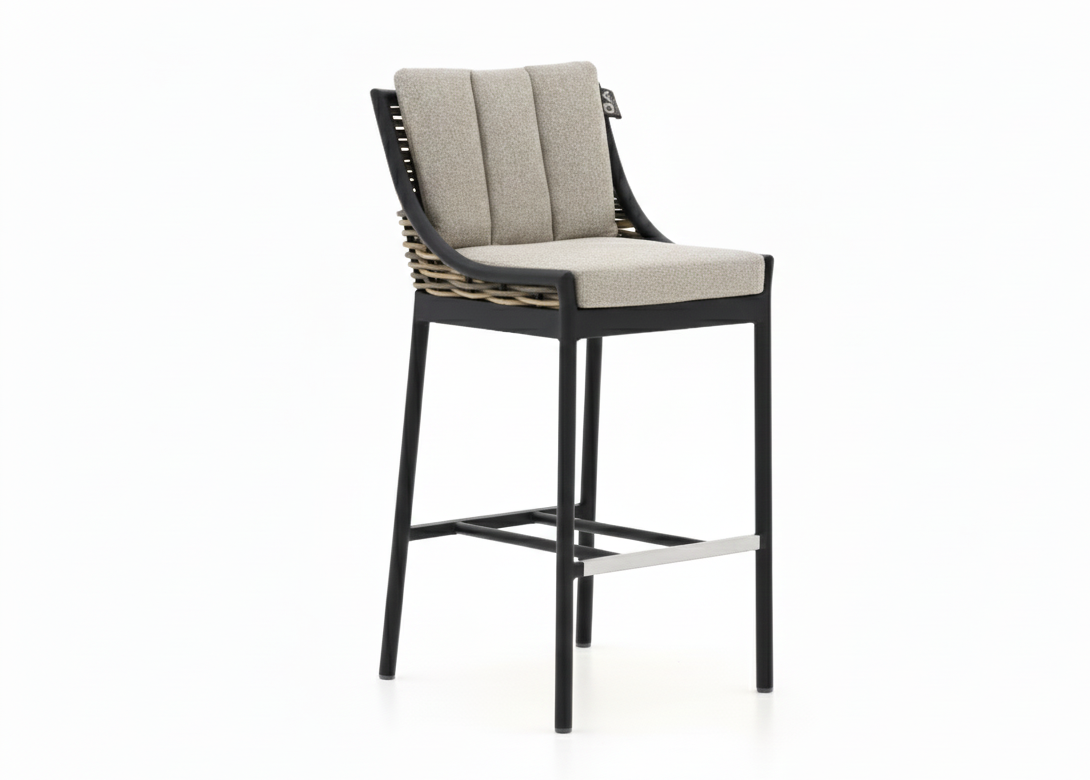 Apple Bee Milou Barstoel detailfoto op witte achtergrond