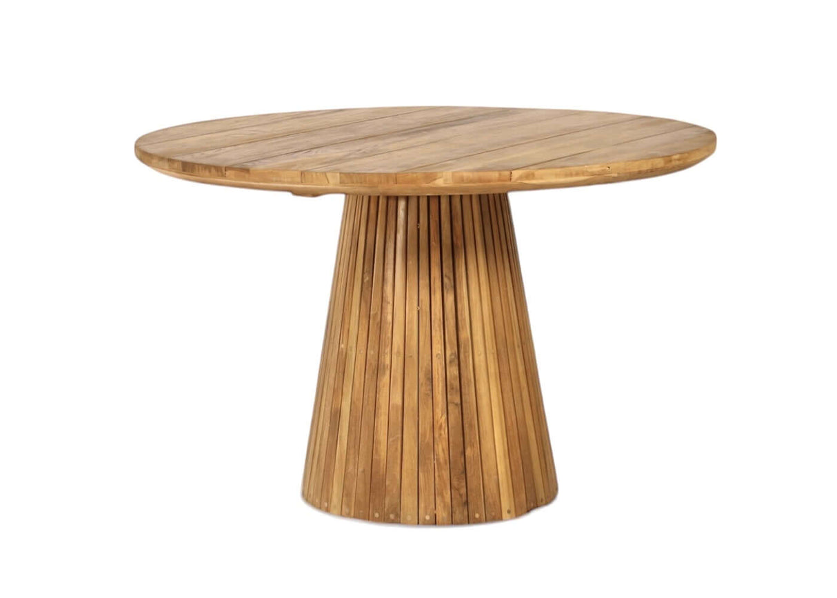 Belito Daan Teakhouten Ronde Diningtafel 120 cm - Showroommodel