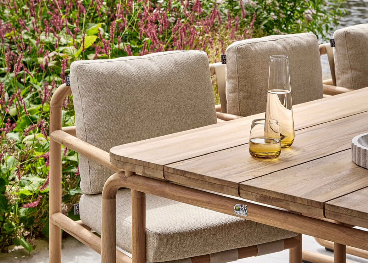 Apple Bee Dolce Tuinset Teakhout sfeerfoto