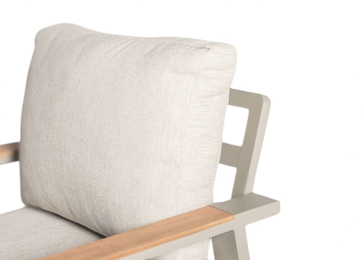 Belito Birmingham Aluminium Lounge Tuinstoel Taupe