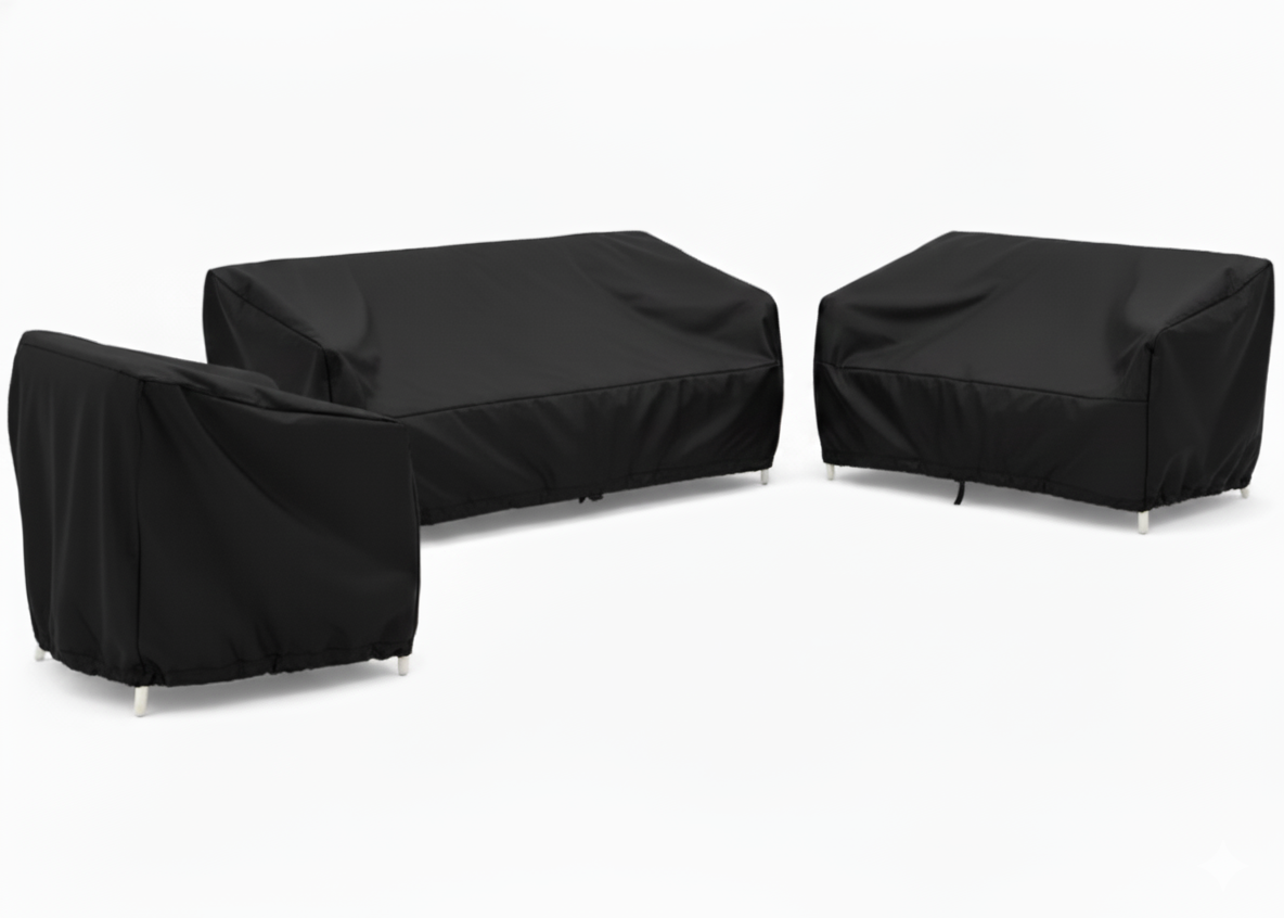 Hoezenpakket 3-delig - Zwart