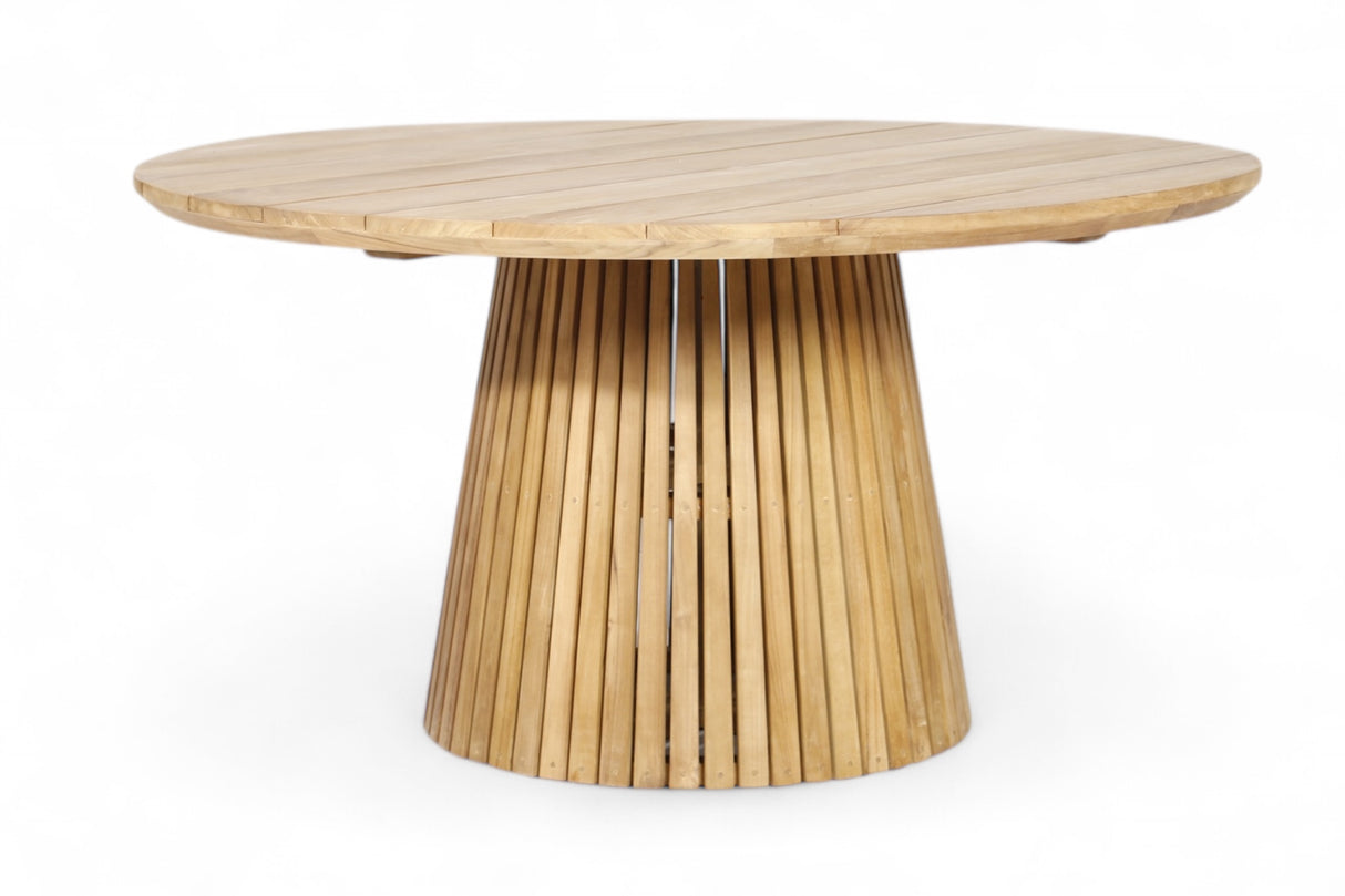 Belito Daan Teakhouten Ronde Tuintafel 150 cm - Showroommodel