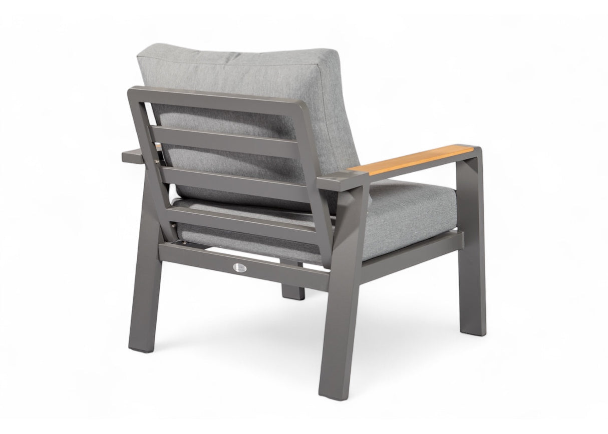 Belito Birmingham lounge tuinstoel aluminium antraciet