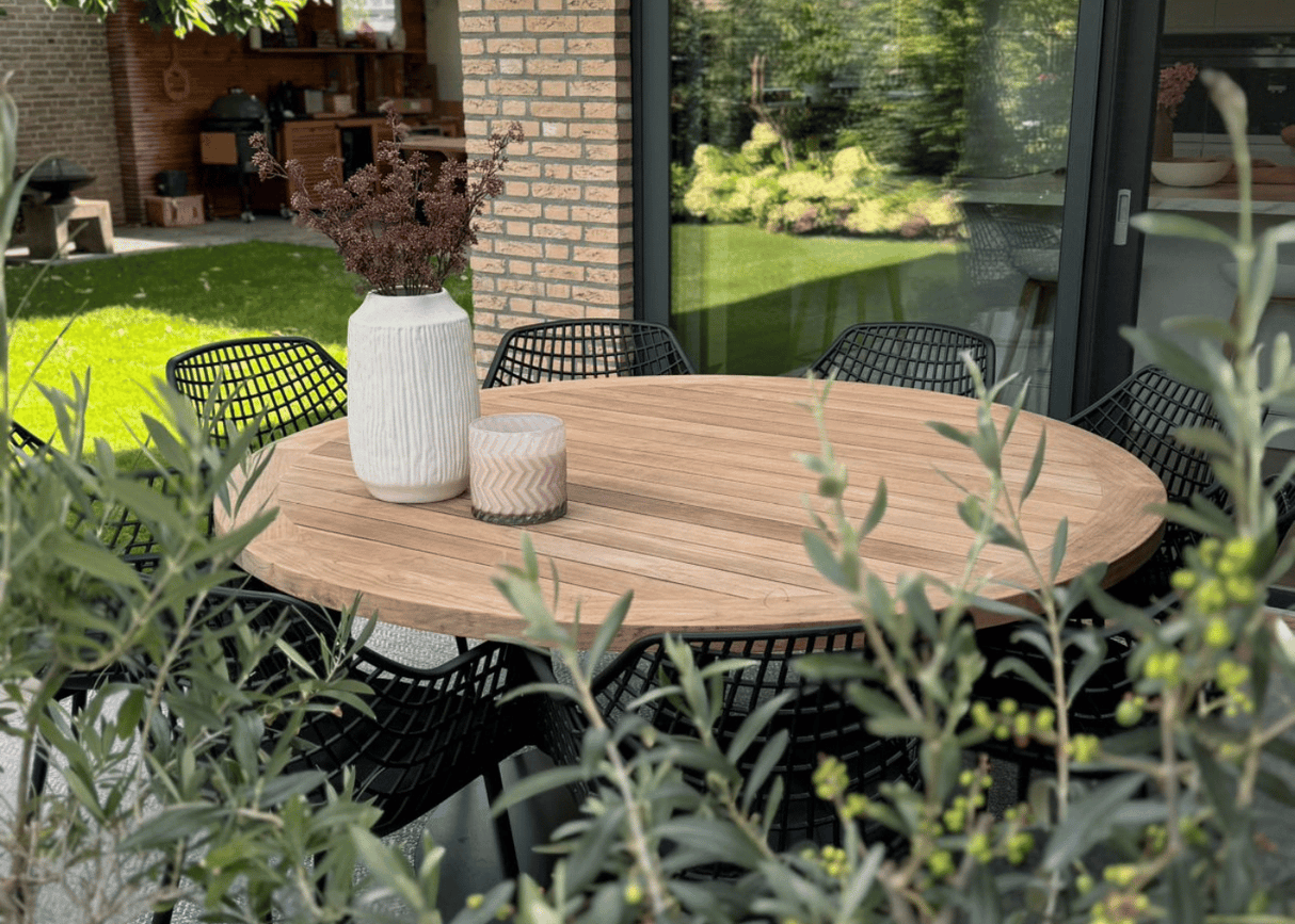 Belito Jolyze Teakhouten ronde diningtafel 160 cm