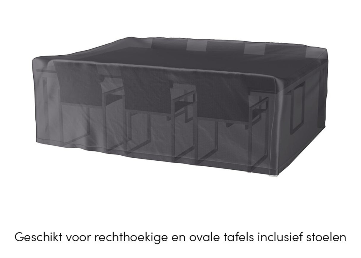 Tuinsethoes 245 x 190 x 85 cm - Zwart