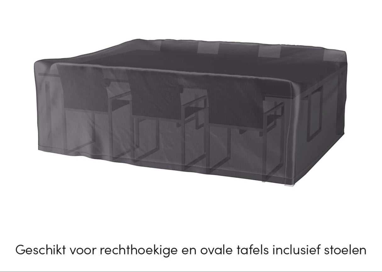 Tuinsethoes 240 x 110 x 70 cm - Zwart