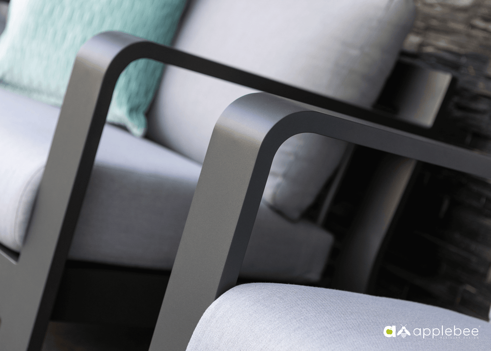 Apple Bee Delgado loungeset antraciet Apple Bee