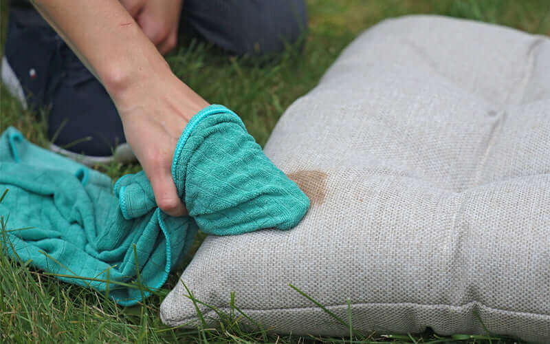 Loungeset schoonmaken
