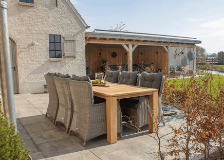 Wicker tuinstoelen