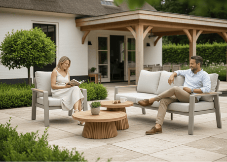 Belito Birmingham Taupe met stoel