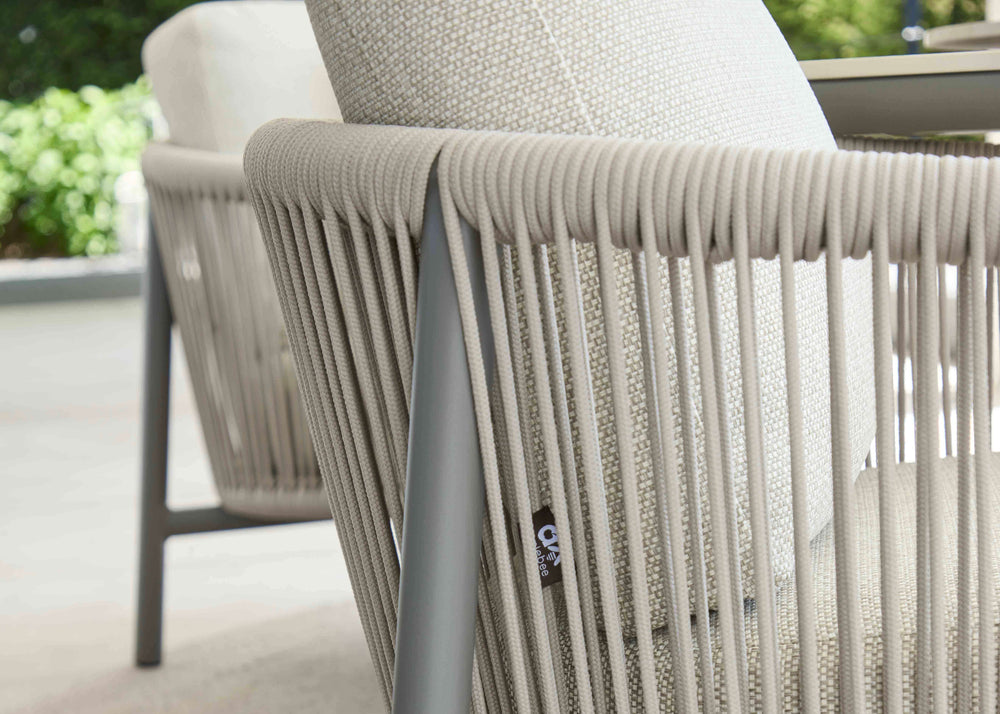 Apple Bee Bora Bora Low Dining Tuinset 7-delig - Taupe