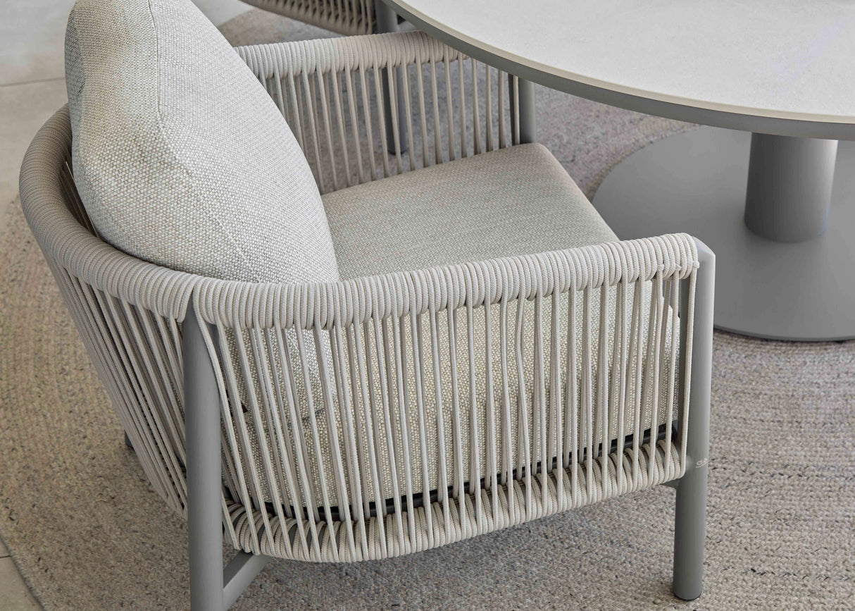 Apple Bee Bora Bora Low Dining Tuinset 7-delig - Taupe