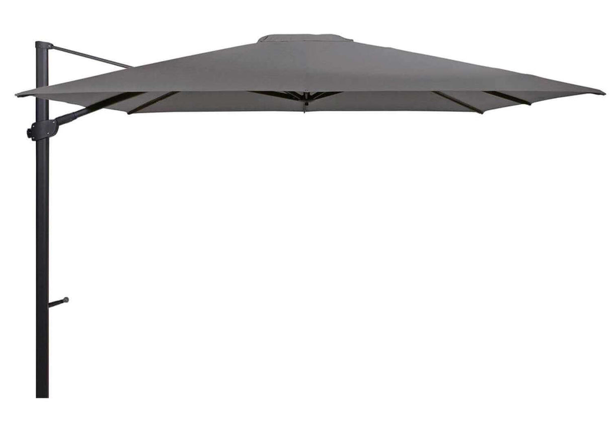 4Seasons Siesta Zweefparasol 300x300cm - Charcoal Frame & Doek