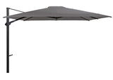 4Seasons Siesta Zweefparasol 300x300cm - Charcoal Frame & Doek