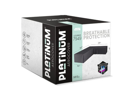 Ademende AeroCover L-vorm hoes (355x275x100 cm) voor grote hoekbanken