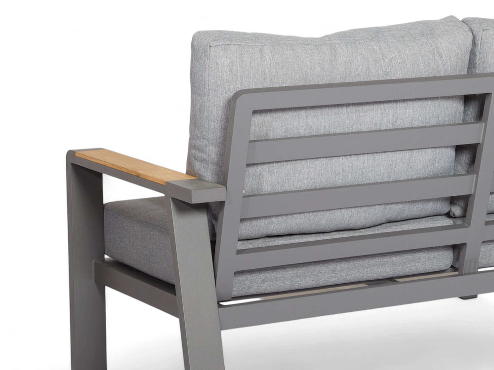 Belito Lotte hoekbank antraciet, detailfoto zitcomfort