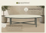 Apple Bee Bora Bora Lounge Set 4-piece No. 2 | Taupe Rope & Ceramic