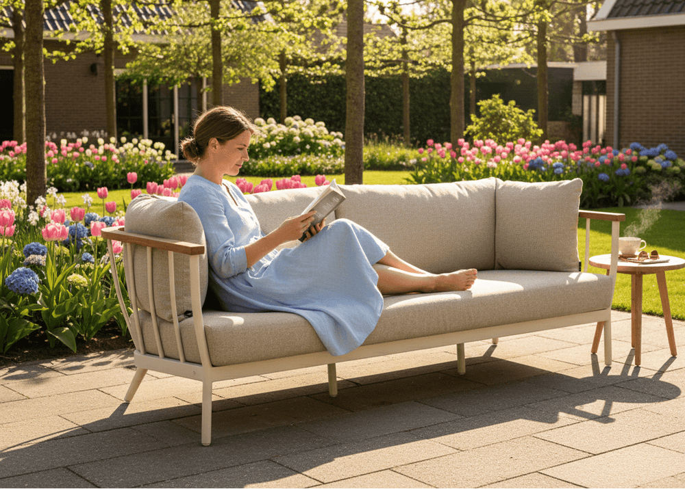 Apple Bee Condor Oyster Lounge Tuinbank 217 cm