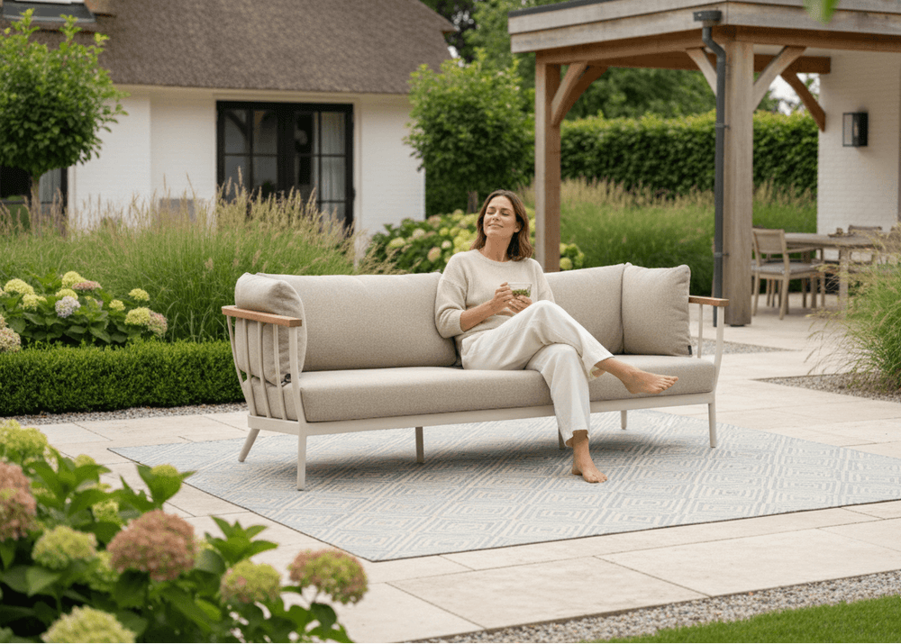 Apple Bee Condor Oyster Lounge Tuinbank 217 cm