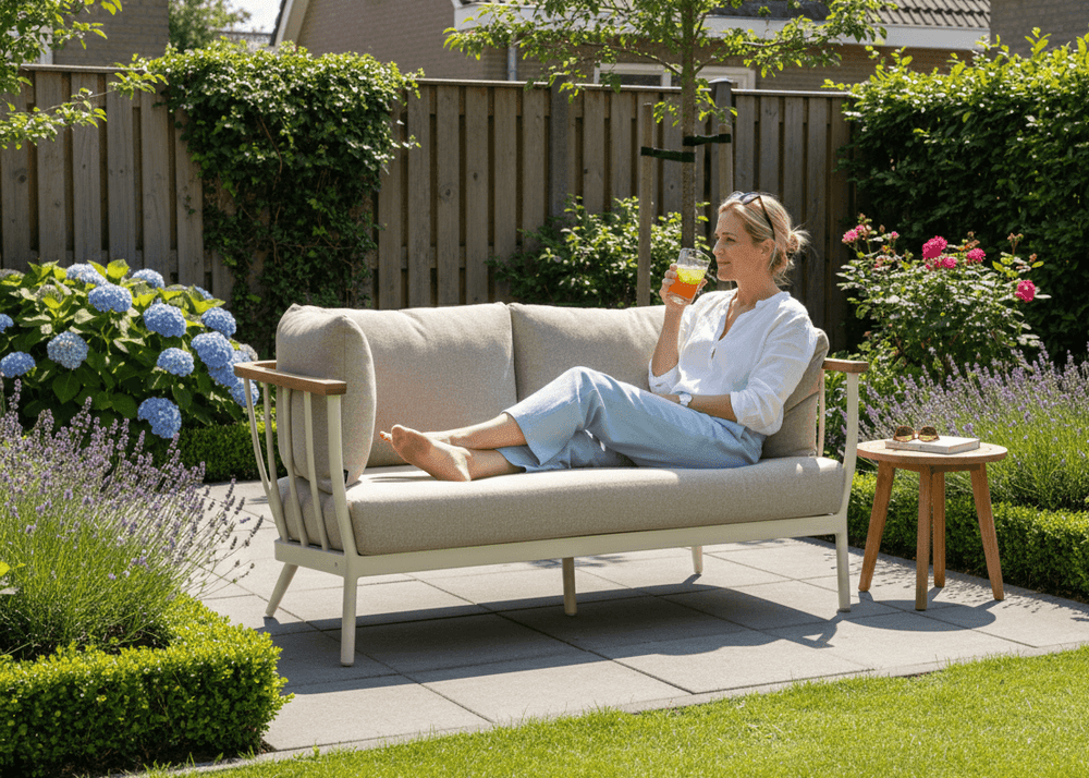 Apple Bee Condor Oyster Lounge Tuinbank 150 cm