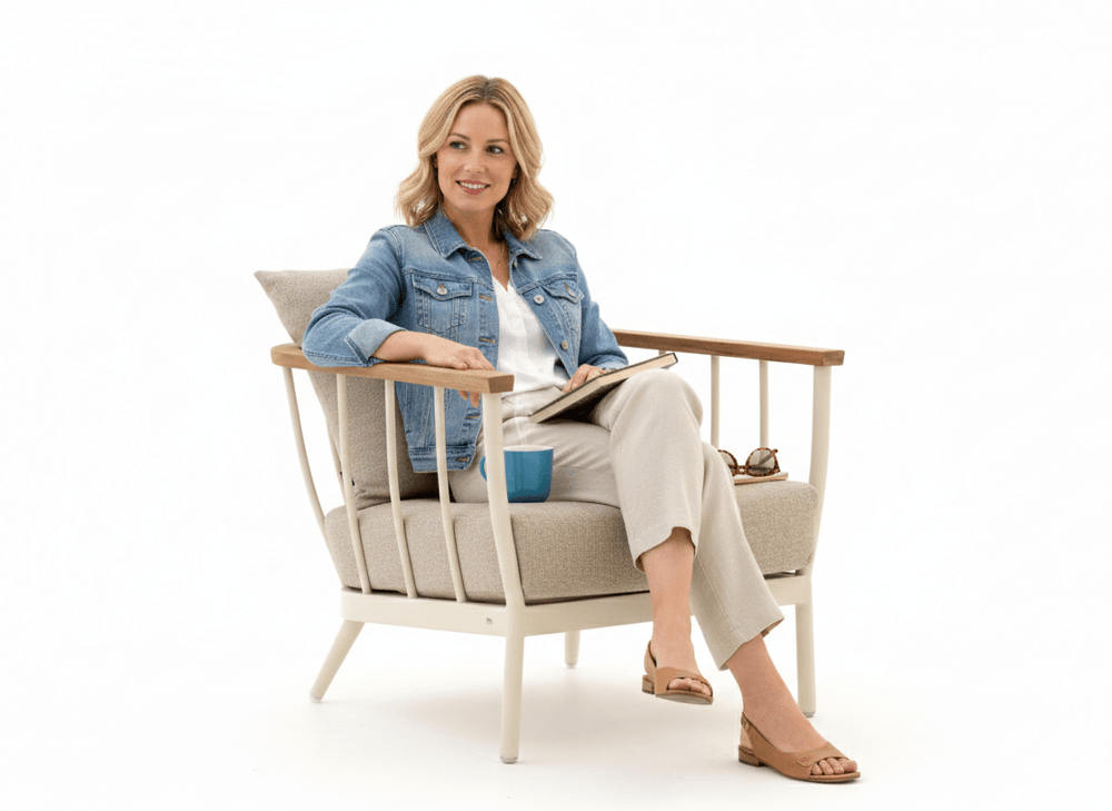 Apple Bee Condor Loungeset 5-delig Nr. 14 - Oyster