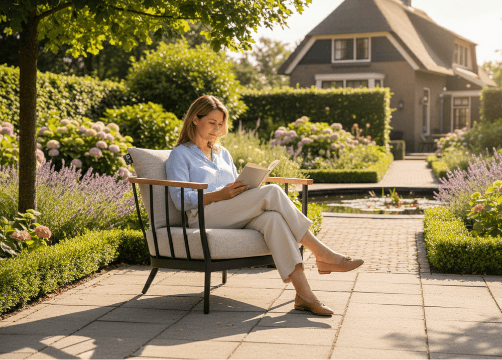 Apple Bee Condor Loungeset 5-delig Nr. 6 - Black