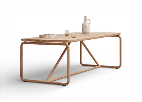 Apple Bee Dolce diningtafel 240 cm - Natural Teak