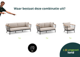 Apple Bee Condor loungeset 3-delig Nr. 12