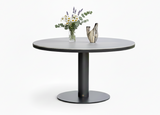Apple Bee Melville dining tafel Ø140cm Sintered Stone - Black
