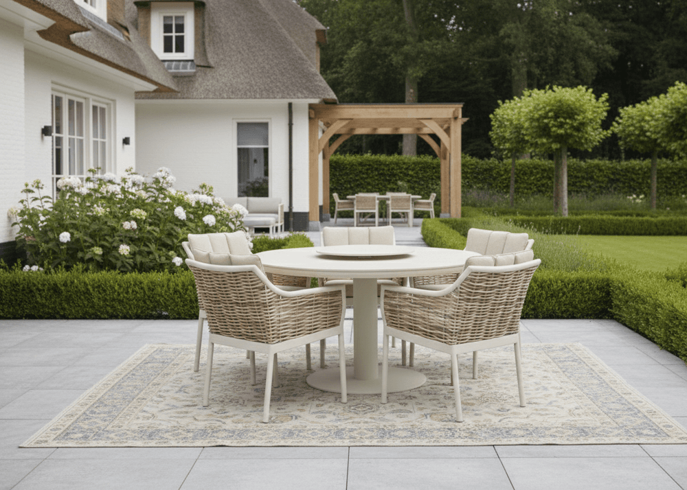 Apple Bee Milou/Melville Dining Tuinset 140 cm - 7 Delig