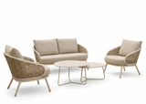 Apple Bee Pine Key Loungeset 5-delig - Incl Tafels - Nr. 6  - Oyster