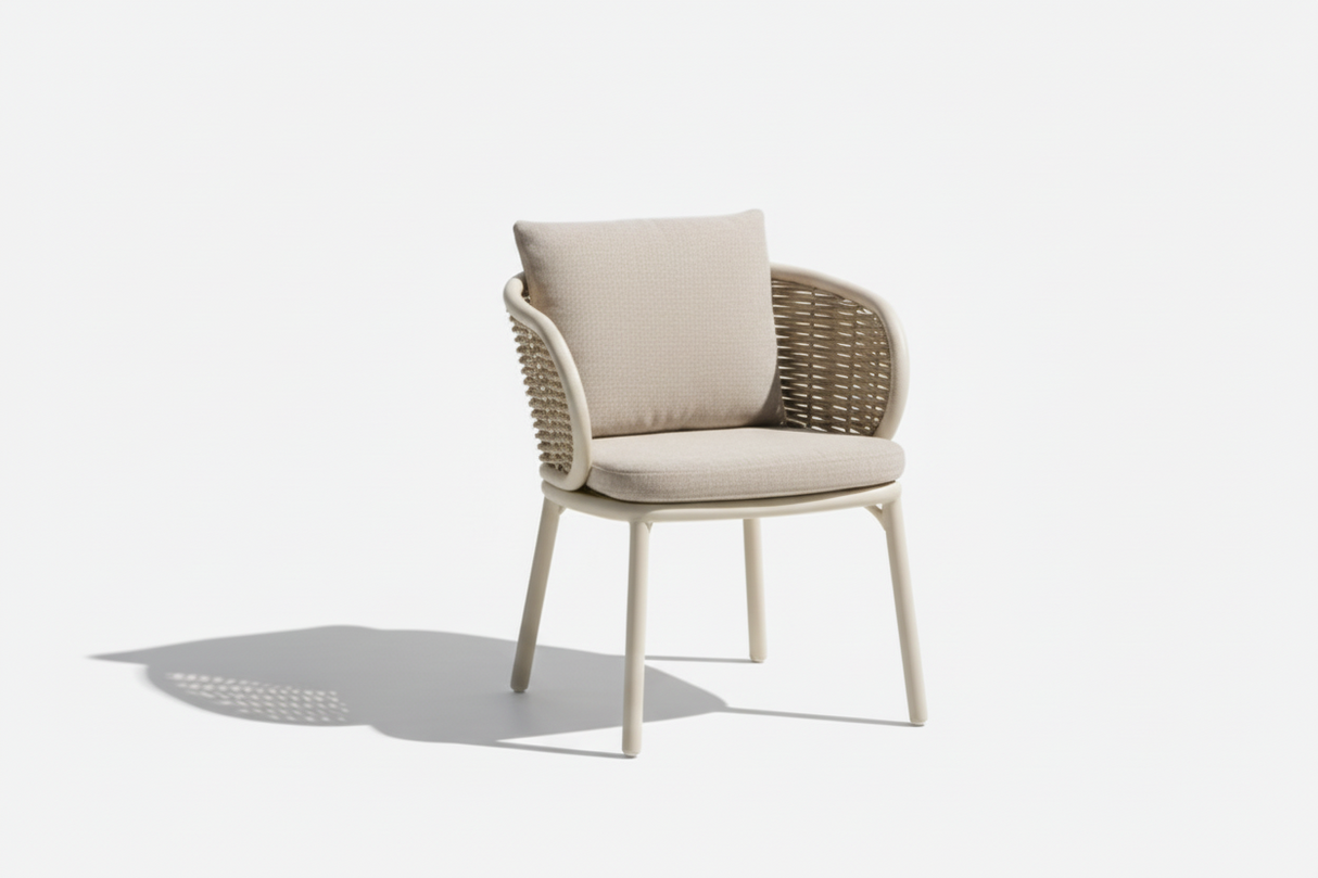 Apple Bee Pine Key Dining Tuinstoel - Oyster