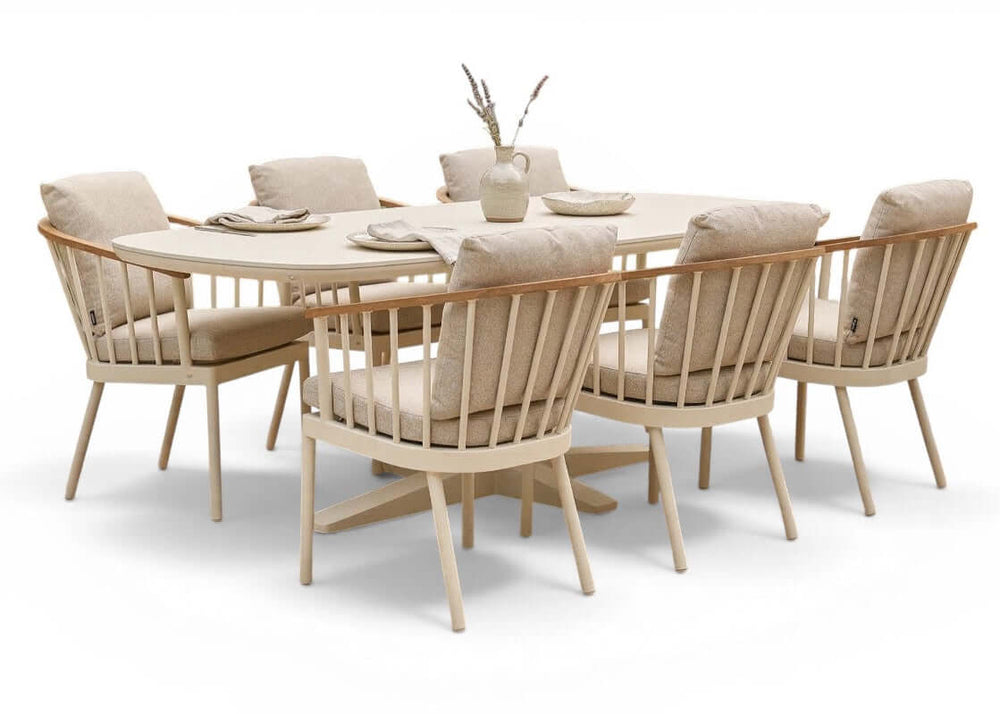 Apple Bee condor - zanzibar tuinset 220 cm Oyster
