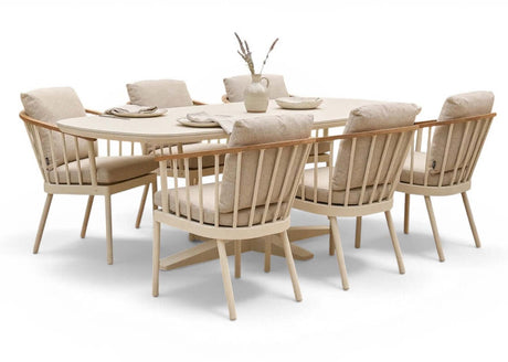 Apple Bee condor - zanzibar tuinset 220 cm Oyster