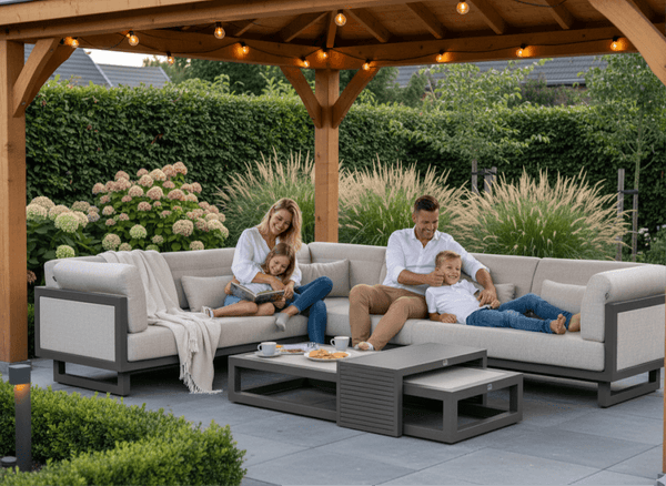 Apple Bee santorini upholstered set rechts lang