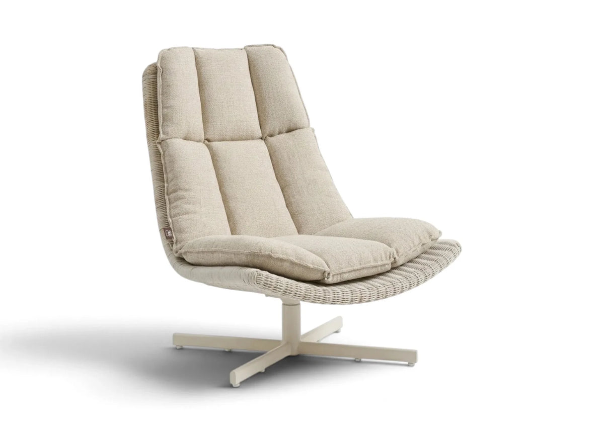 Apple Bee Cebu Draaibare Loungestoel | Oyster | Cotton Flower BEE WETT® Kussen