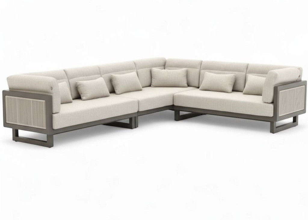 Applebee santorini ROPE hoek loungeset links lang