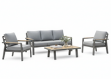Aluminium Stoel-Bank Loungeset - Antraciet - Belito Birmingham