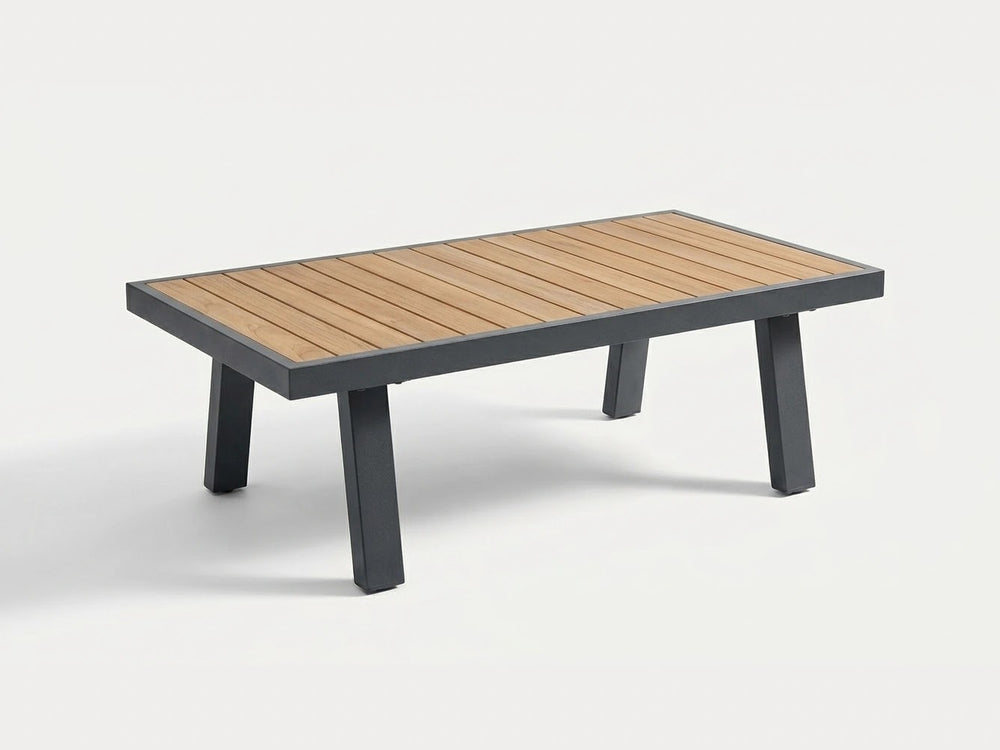 Belito Birmingham Loungeset Nr.1 | Antraciet | 3-zits Bank + 2x Stoel + Tafel | 5 Personen