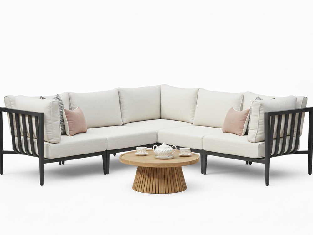 Belito Daan Hoek Loungeset Aluminium All-Weather 6-delig Nr. 10