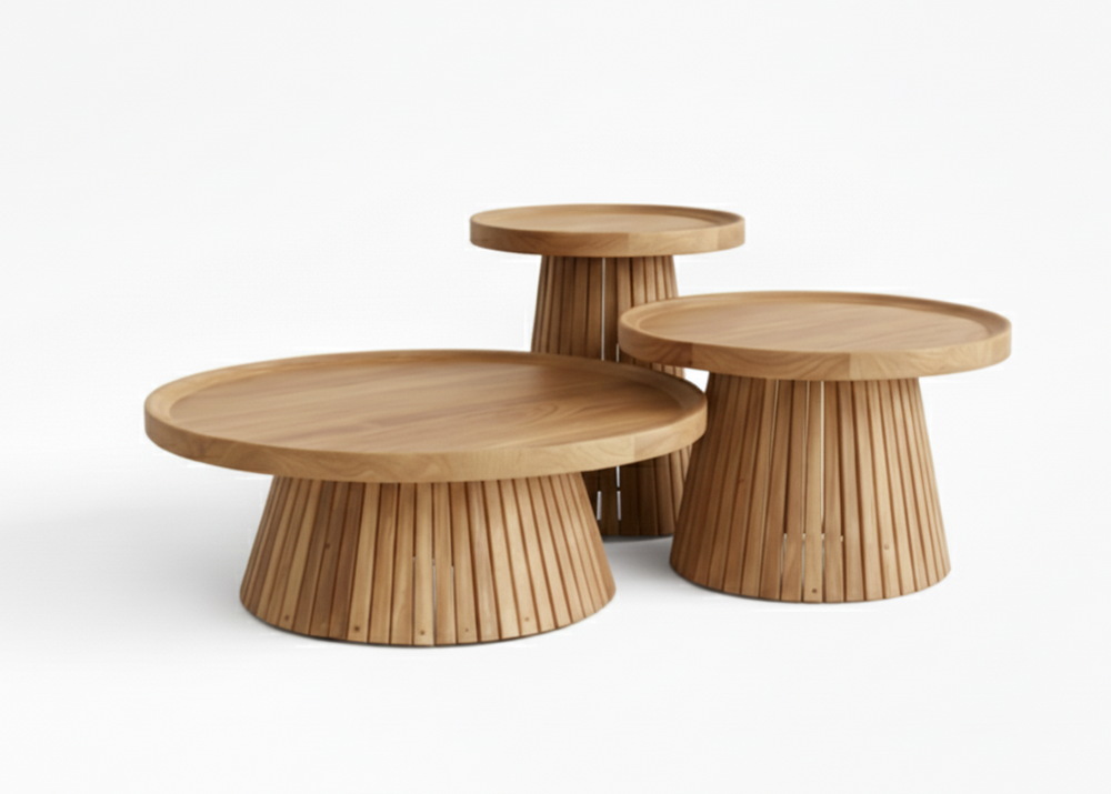 Belito Daan Koffietafels met teakhouten koffietafels voor buiten