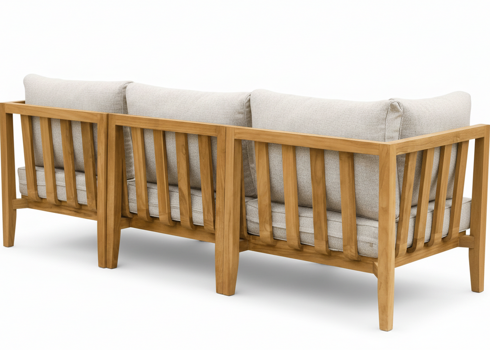 Belito Daan Teakhouten Loungeset achterzijde