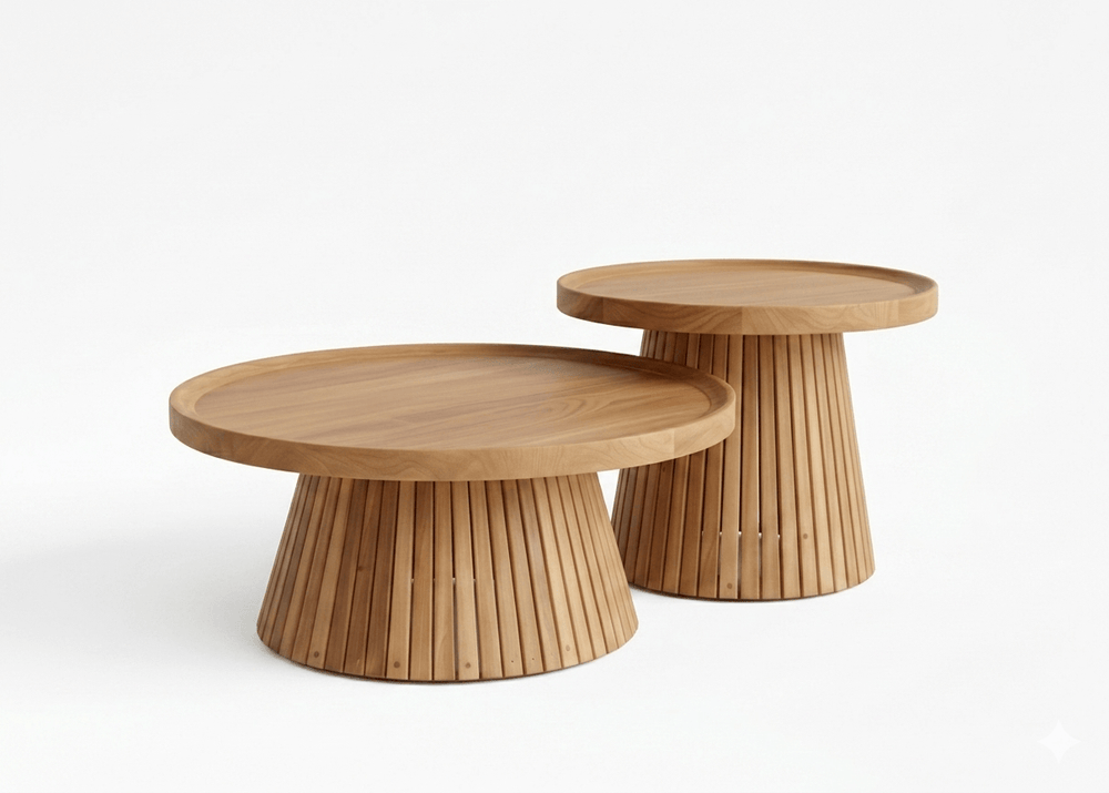 Belito Daan koffietafelset 60 + 80 cm